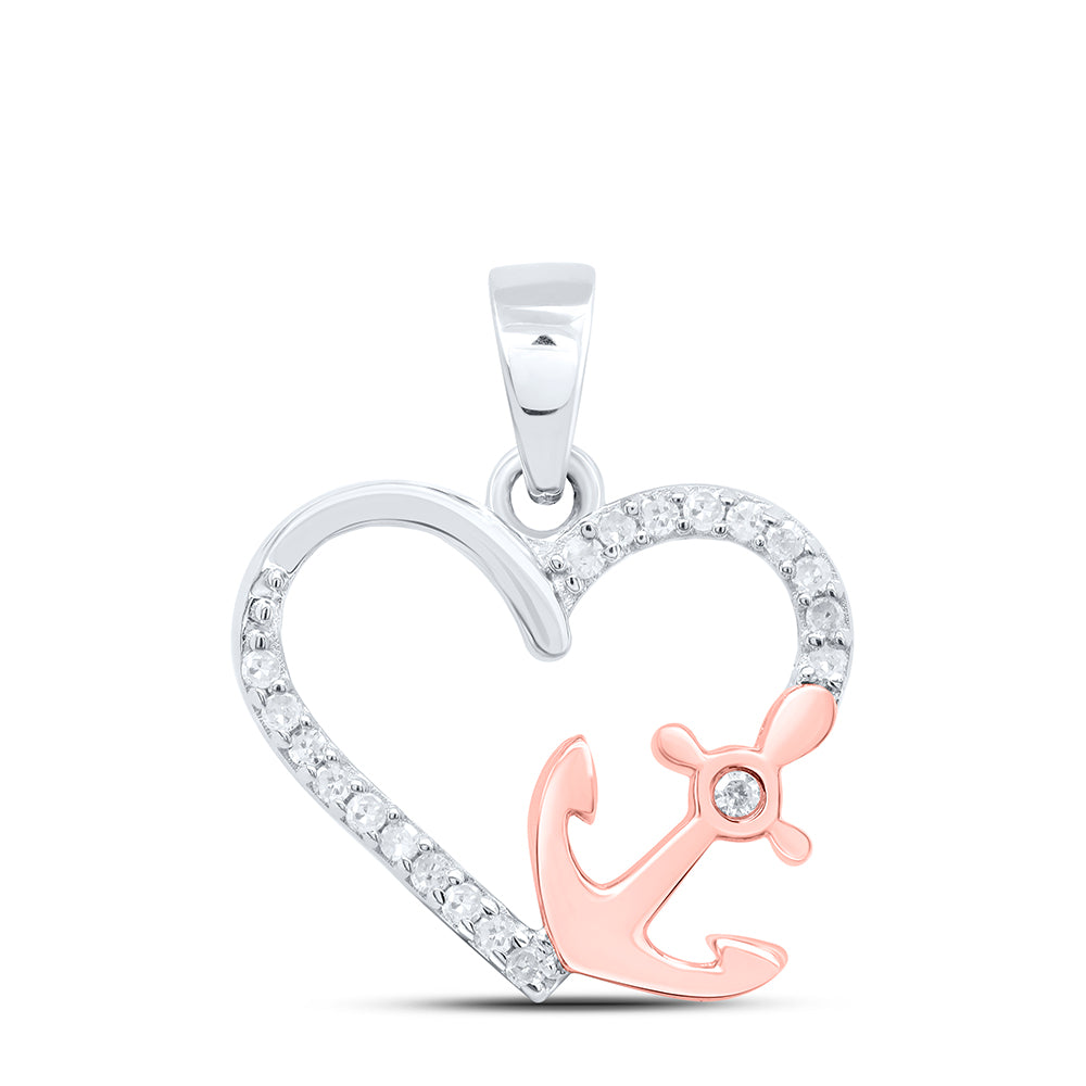 1/12CTW-DIA P1 GIFT HEART PENDANT