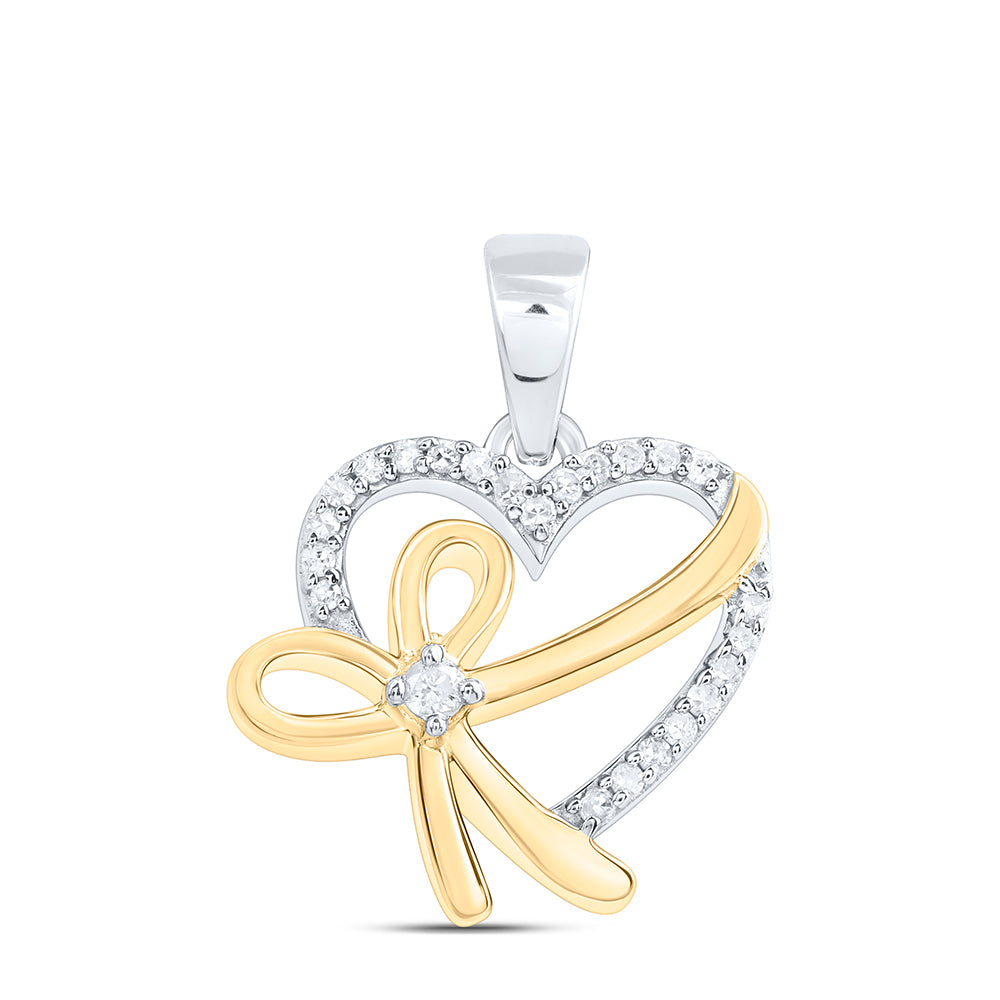 1/12CTW-DIA P1 GIFT HEART PENDANT
