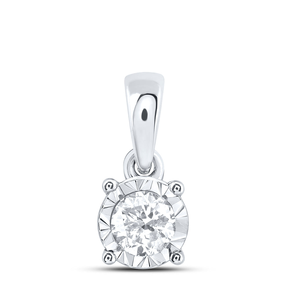 1/6CTW-DIA NK FASHION PENDANT