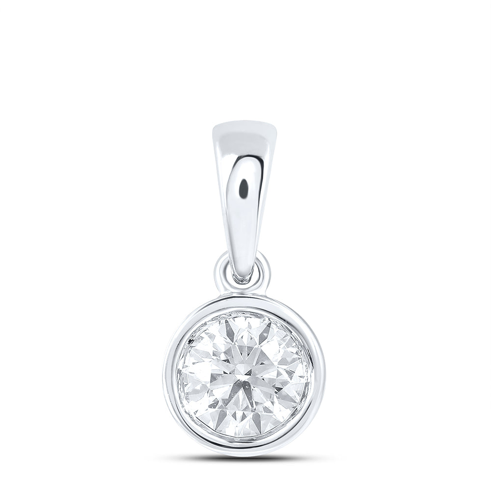 3/8CTW DIA SUP SOLITAIRE PENDANT