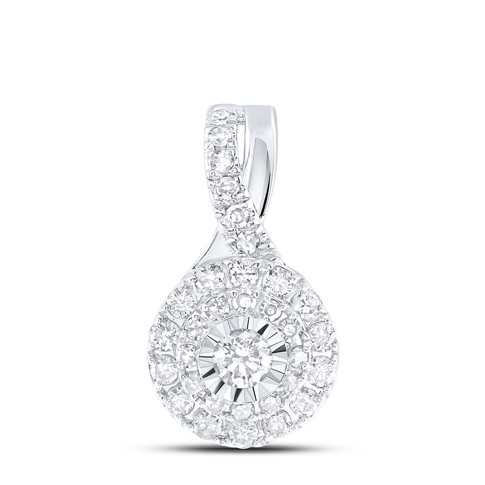 1/4CTW-DIA NK FASHION PENDANT