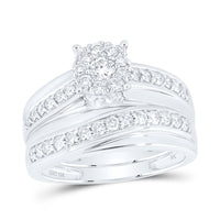 Load image into Gallery viewer, 1CTW-DIA NK ROUND SHAPE TRIO SET
