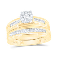 Load image into Gallery viewer, 1CTW-DIA NK ROUND SHAPE TRIO SET
