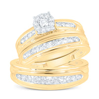 Load image into Gallery viewer, 1CTW-DIA NK ROUND SHAPE TRIO SET
