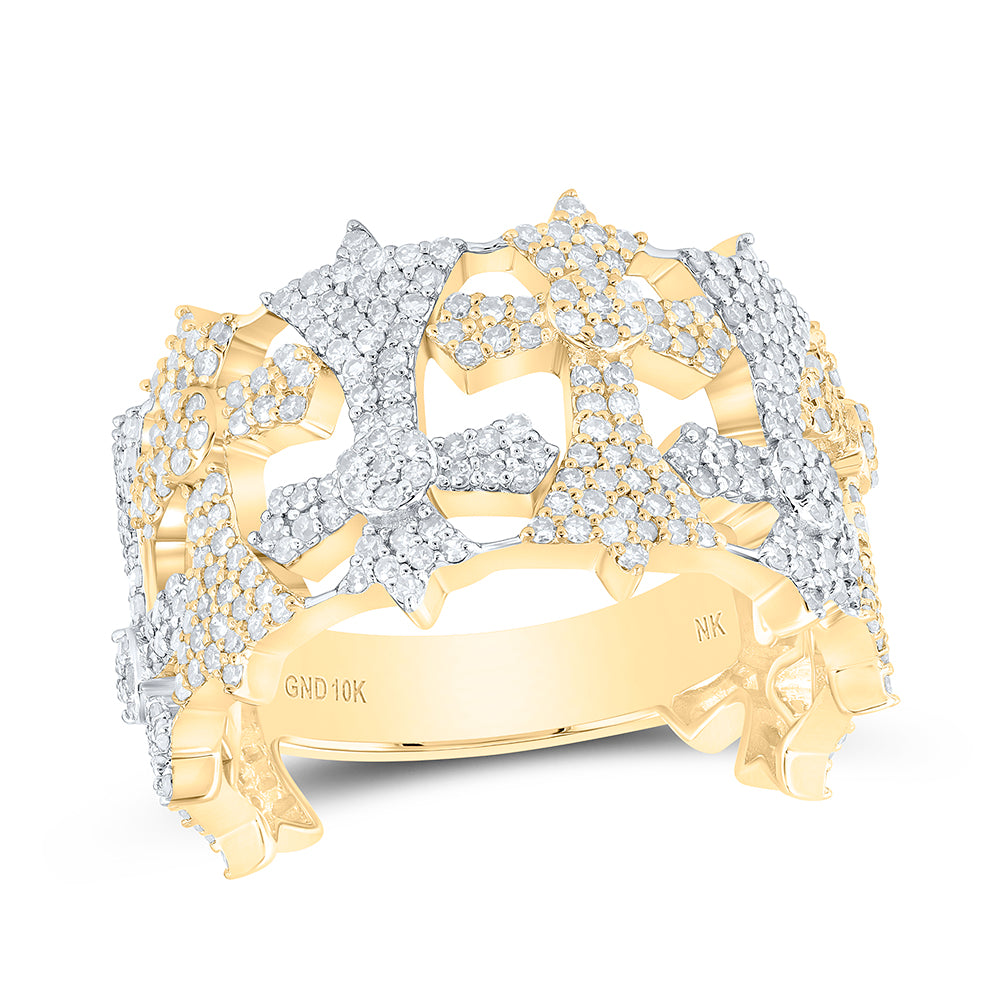 1 7/8CTW-DIA NK MENS BAND