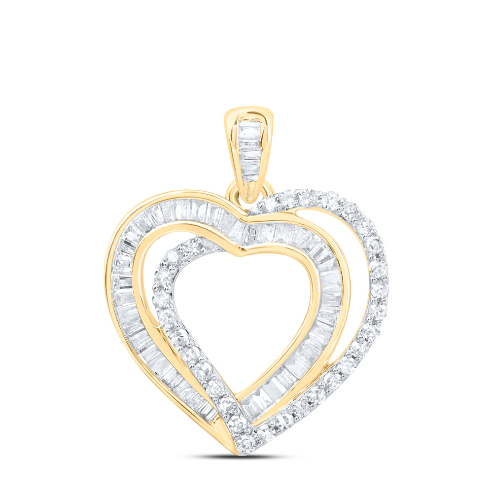 1/3CTW-DIA NK GIFT HEART PENDANT