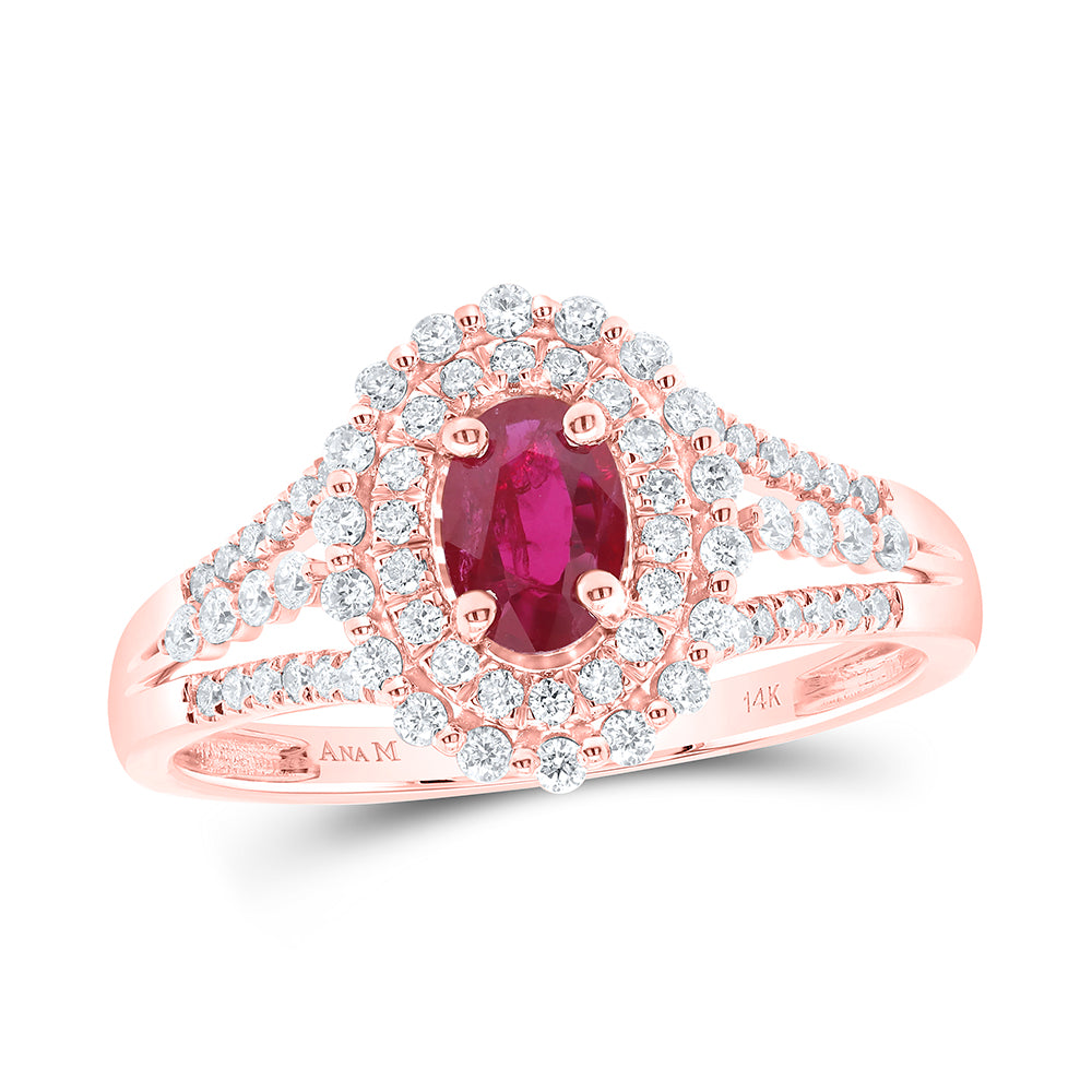 3/8CTW-DIA ANA M 6X4MM RUBY-OV NAT GEM RING