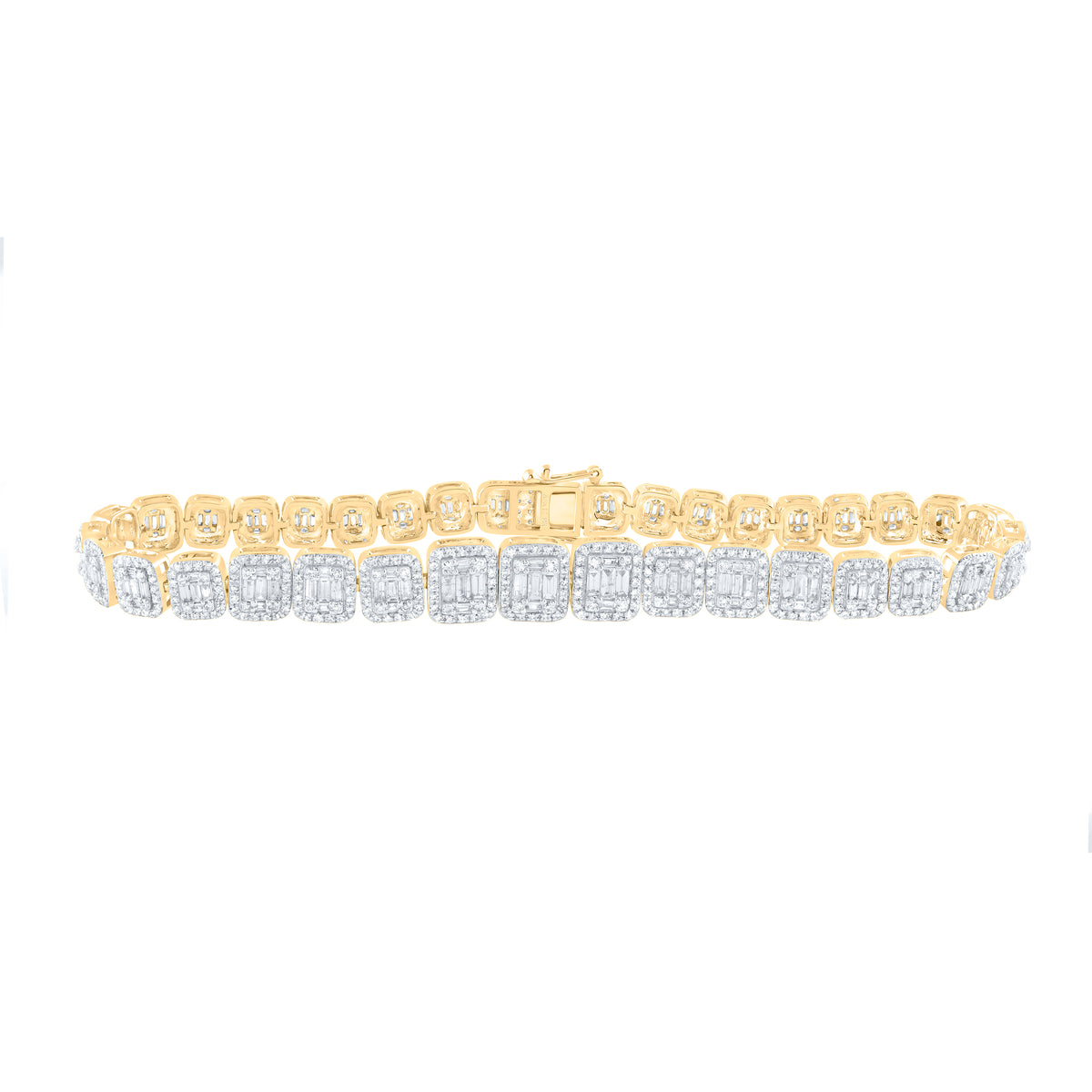 4 1/4CTW-DIA ANA M MENS BRACELET (8.50 INCH)