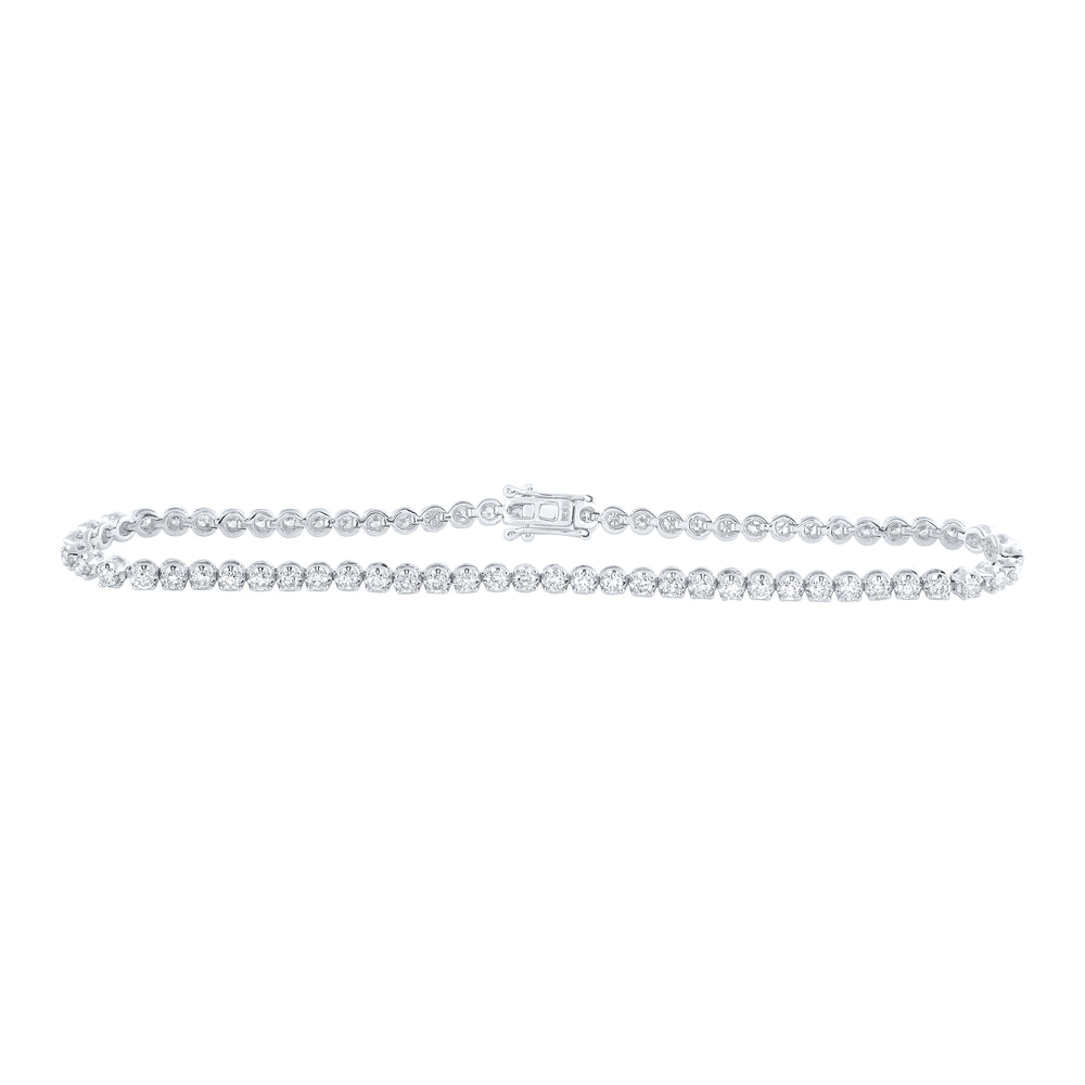 2 1/4CTW-DIA NK TENNIS  BRACELET (8-INCH)