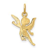 Load image into Gallery viewer, 14k Diamond-cut Angel Charm
