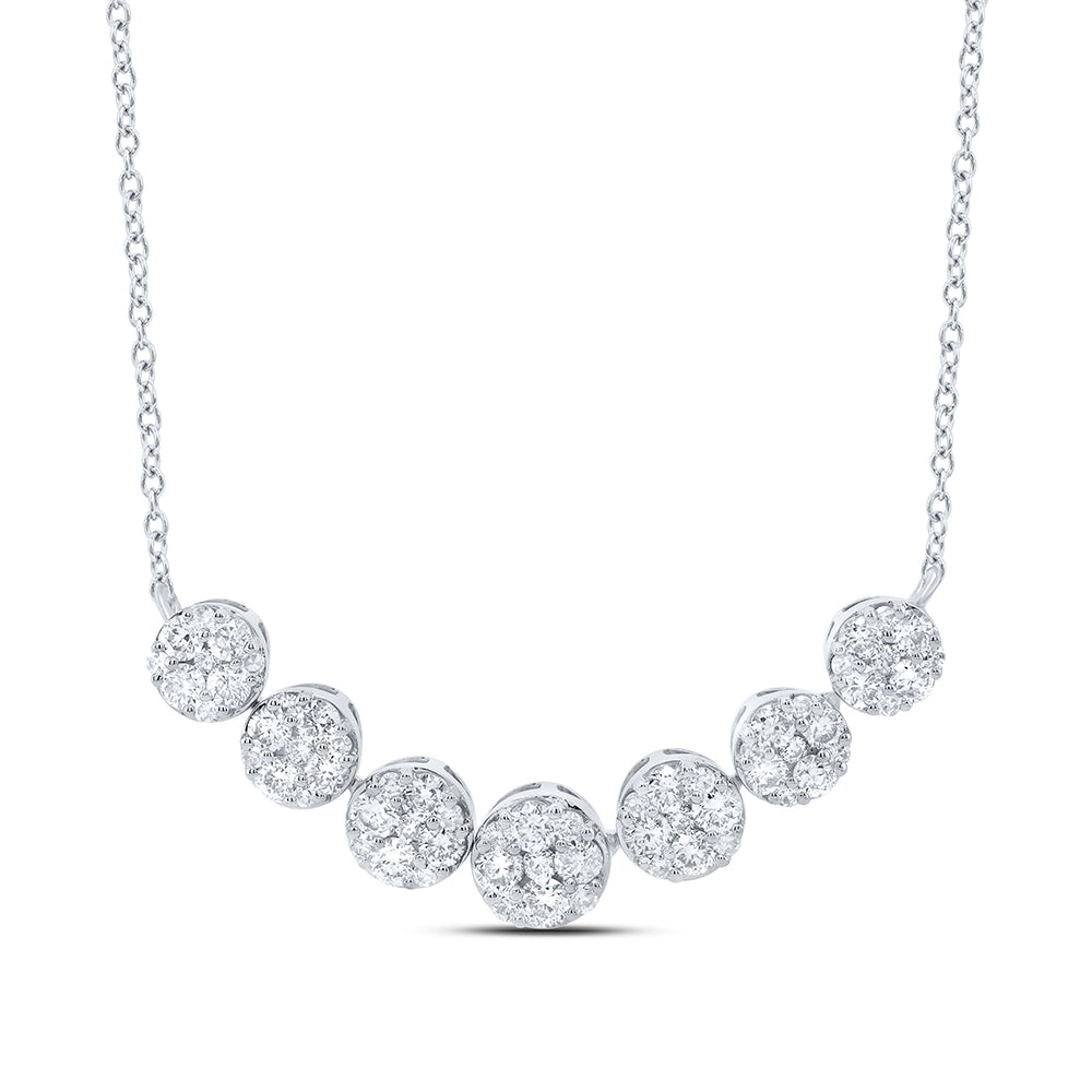 1CTW-DIA NK FASHION NECKLACE(18 INCH)