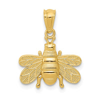 Load image into Gallery viewer, 14k Polished Bee Pendant
