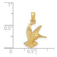 Load image into Gallery viewer, 14k Hummingbird Pendant
