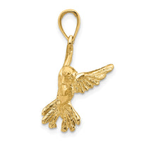 Load image into Gallery viewer, 14k Hummingbird Pendant

