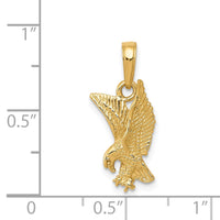 Load image into Gallery viewer, 14k Eagle Landing Pendant
