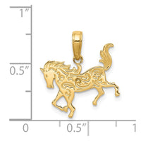 Load image into Gallery viewer, 14k Horse Pendant

