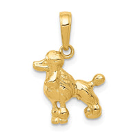 Load image into Gallery viewer, 14k Poodle Dog Pendant
