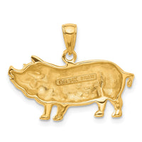 Load image into Gallery viewer, 14k Pot Belly Pig Pendant
