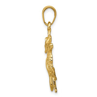 Load image into Gallery viewer, 14k Deer Running Pendant
