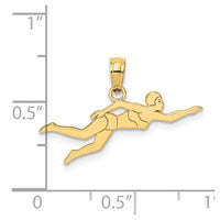 Load image into Gallery viewer, 14k Female Swimmer Charm
