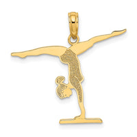 Load image into Gallery viewer, 14k Gymnastics Floor Charm
