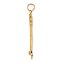 Load image into Gallery viewer, 14k 3-D Single Golf Club with Ball Charm
