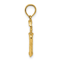 Load image into Gallery viewer, 14k 3-D Golfer in Swing Charm
