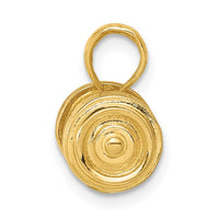 Load image into Gallery viewer, 14k 3-D Single Barbell Pendant
