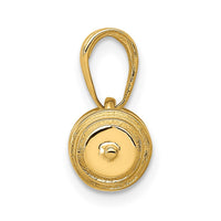 Load image into Gallery viewer, 14k 3-D Barbell Pendant
