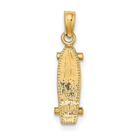 Load image into Gallery viewer, 14k 3-D Skate Board Charm
