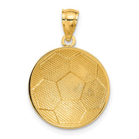 Load image into Gallery viewer, 14k Soccer Ball Pendant
