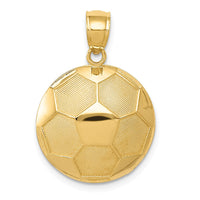 Load image into Gallery viewer, 14k Soccer Ball Pendant
