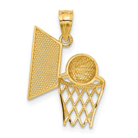 Load image into Gallery viewer, 14k Basketball Pendant
