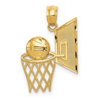 Load image into Gallery viewer, 14k Basketball Pendant
