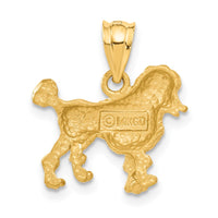 Load image into Gallery viewer, 14k Poodle Dog Charm
