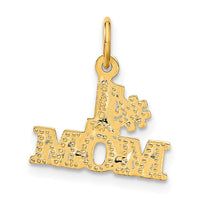 Load image into Gallery viewer, 14k #1 MOM Charm
