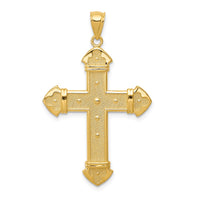 Load image into Gallery viewer, 14k Budded Cross Pendant
