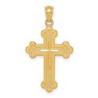 Load image into Gallery viewer, 14k Budded Cross Pendant
