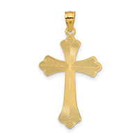 Load image into Gallery viewer, 14k Diamond-cut Cross Pendant
