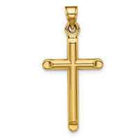 Load image into Gallery viewer, 14k 3-D Hollow Cross Pendant
