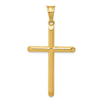 Load image into Gallery viewer, 14k 3-D Hollow Cross Pendant
