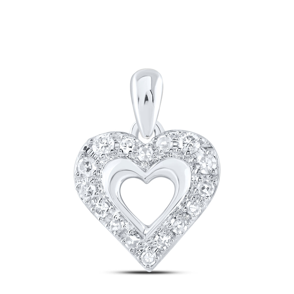 1/20CTW-DIA NK GIFT HEART PENDANT