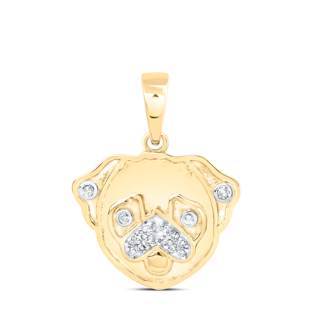 1/20CTW-DIA NK GIFT DOG PENDANT