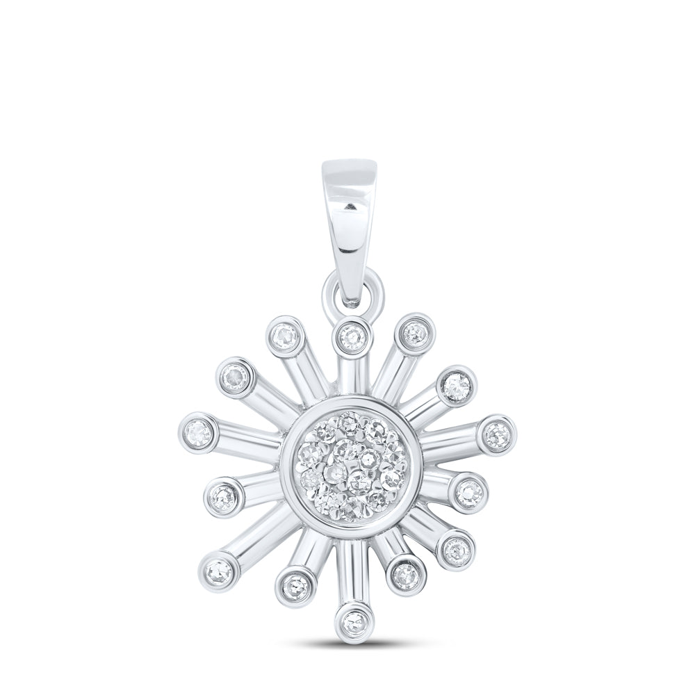 1/10CTW-DIA NK GIFT SUN PENDANT