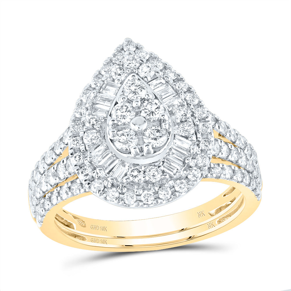 1 1/5 CTW-DIA NK FASHION BRIDAL SET