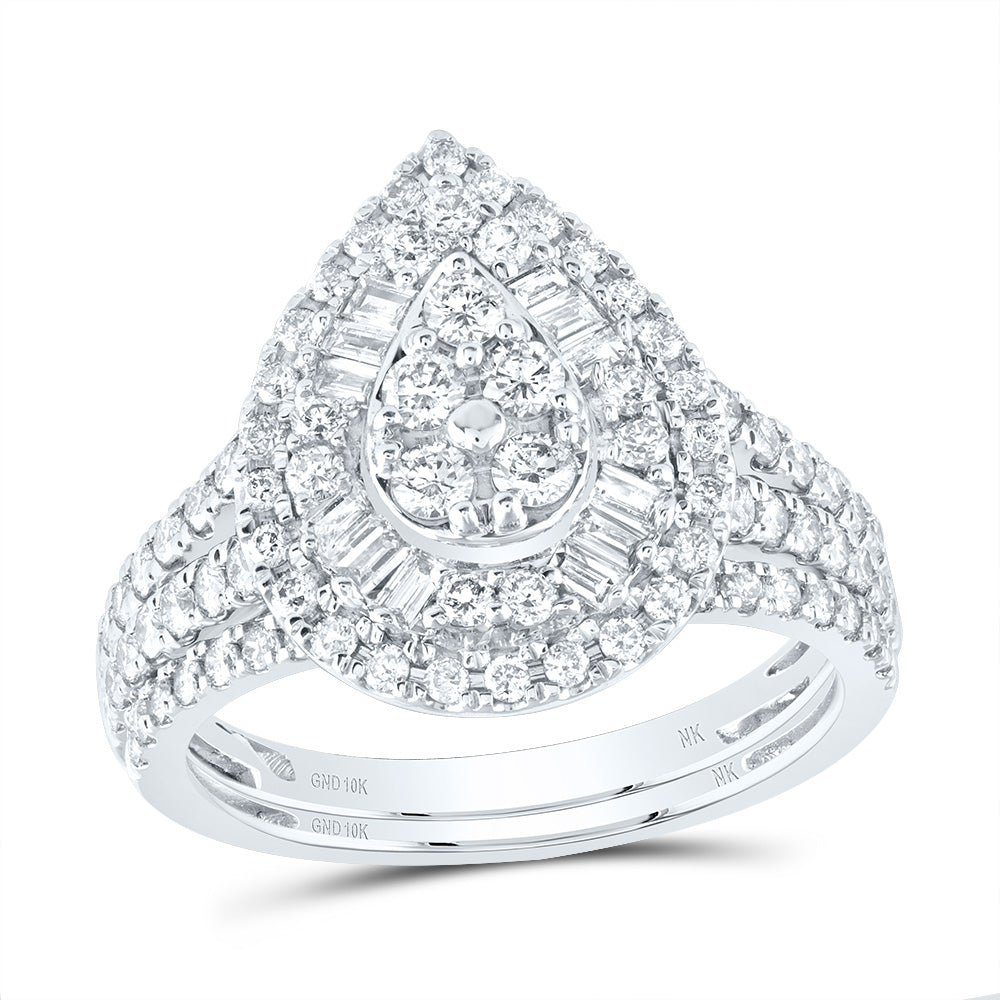 1 1/5 CTW-DIA NK FASHION BRIDAL SET