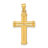 Load image into Gallery viewer, 14k Hollow Cross Pendant
