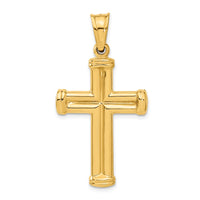 Load image into Gallery viewer, 14k Hollow Cross Pendant

