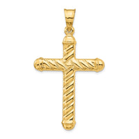Load image into Gallery viewer, 14k Hollow Cross Pendant
