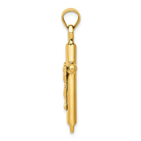 Load image into Gallery viewer, 14k Hollow Crucifix Pendant
